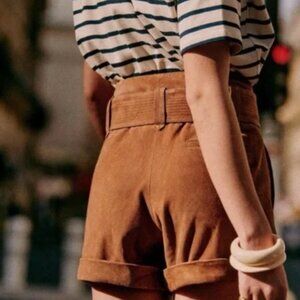 Sezane ROME suede shorts sz. 36 $160